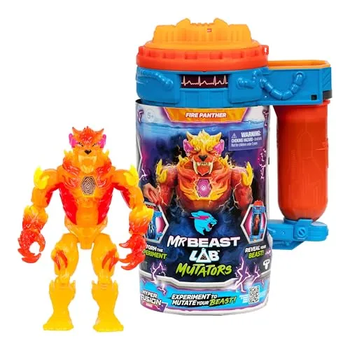 Moose Mr. Beast Lab Swarms Actionfigur Flame Panther 26 cm