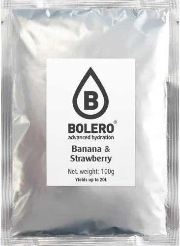 Bolero Drinks 100g Beutel Banane Erdbeere Getränkepulver zuckerfrei 74,90€/kg