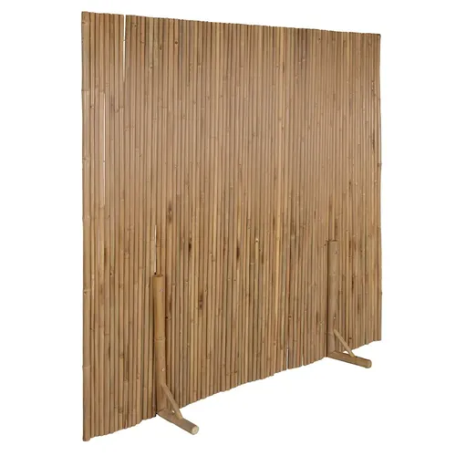 furnicato flexibler Bambuszaun 180x170 cm in Braun für Garten und Innenbereich - Vielseitiger und anpassbarer Bambuszaun für stilvolle Privatsphäre. Ideal für Garten und Innenräume, lässt sich mühelos an verschiedene Bereiche anpassen und bietet sowohl Sichtschutz als auch dekorativen Charme.