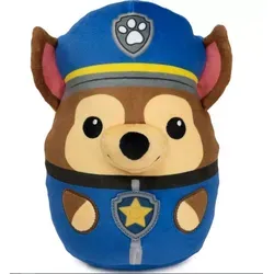 Kuschelweicher Paw Patrol Chase Plüschwelpe für Abenteuer zuhause - Blau/Braun