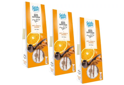 fresh & more Raumduft Duftvase (Spar-Set, 3-St., Lufterfrischer (35ml 3er Pack)