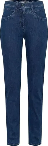 Raphaela by Brax Style Laura New Stoned Blue 46 - Jeans im Super Slim Fit aus hochelastischer Dynamic Jeans-Qualität mit dynamischem Stretch-Dehnbund für perfekten Tragekomfort und moderne Optik.