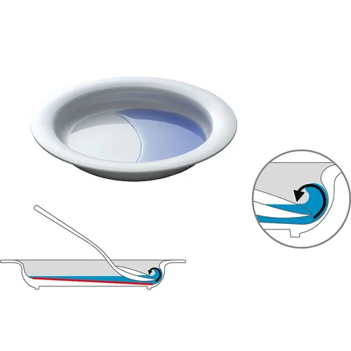 ORNAMIN Teller Vital Kipp-Trick 902 in beige von Ornamin