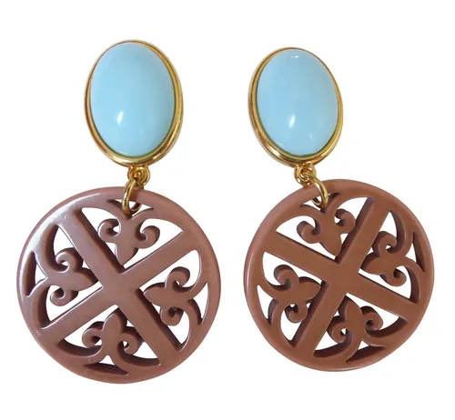 Ohrringe Braun von Mugello