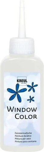 KREUL WINDOW COLOR FENSTERMALFARBE SCHNEEWEISS 80 ml FENSTERFARBE 100ml/4,49€