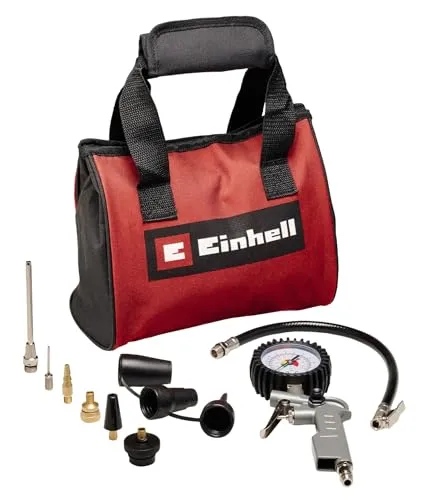 Einhell 10-tlg. Druckluftset mit Tasche