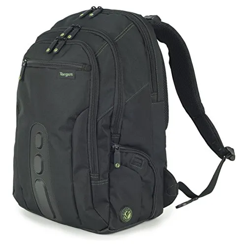 Targus TBB013EU EcoSpruce Laptop Rucksack 27 L - umweltfreundlicher Rucksack für Laptops bis 15,6 Zoll, aus recycelten Plastikflaschen mit praktischer Aufteilung und wasserbeständigem Boden
