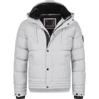 Winterjacke ALESSANDRO SALVARINI ASFabiano - Funktionsjacke für Herren mit warmem Teddyfell und abnehmbarer Kapuze, wasserabweisend und ideal für kalte Wintertage. Perfekte Kombination aus sportlichem Look und Eleganz.