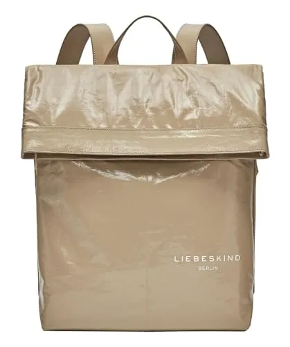 Liebeskind Elvira Daypack L Leder 40 cm - Beige - Eleganter Leder-Rucksack, 40 cm groß, bietet viel Stauraum und stilvollen Komfort für den urbanen Alltag.