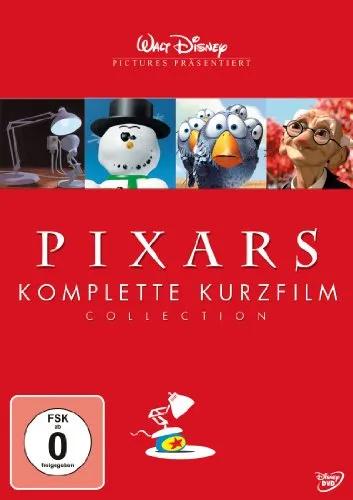 Pixars komplette Kurzfilm Collection - Filme mit unvergesslichen Geschichten und Charakteren, ideal für die ganze Familie und freigegeben ohne Altersbeschränkung.