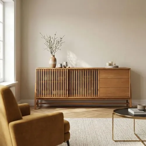 IDIMEX Sideboard Adamo 175 cm aus massivem Kiefernholz