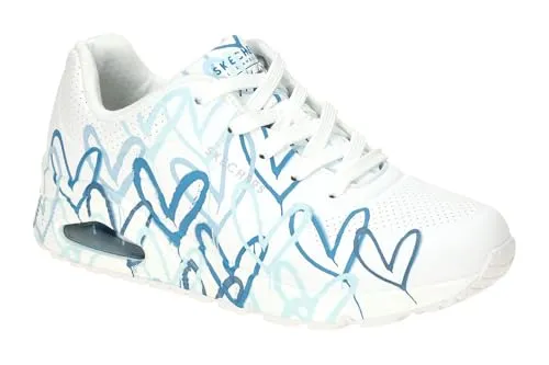 Skechers Sneaker JGOLDCROWN: UNO - SPREAD THE LOVE in Weiss - Stylische Sneaker für Damen in Größe 38, mit einzigartigem Design
