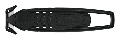 MARTOR Sicherheitsmesser SECUMAX 148 - 10er Set - Cuttermesser mit ergonomischem Griff aus recyceltem Kunststoff, ideal für Rechts- und Linkshänder. Perfekt für Büroorganisation und vielseitige Schneidarbeiten.