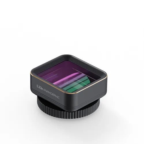 ShiftCam LensUltra 1.33x Anamorphic Ultra-Weitwinkelobjektiv - Handy-Gadgets mit 1,33-facher Vergrößerung und 113° Bildwinkel für beeindruckende Weitwinkelaufnahmen, perfekt für kreative Smartphone-Fotografie.