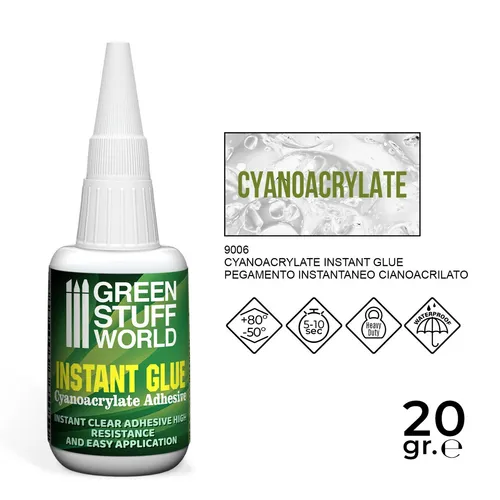 Cyanacrylat-Klebstoff 20 gr. - CA Super Glue artig Cyanacrylatkleber miniaturen