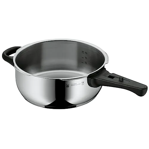 WMF Perfect One Pot Schnellkochtopf-Unterteil 3,0 Liter - Kochtöpfe mit 3,0 l Kapazität für gesunde, schnelle Gerichte – ideal für alle Herdarten. Hochwertiger Cromargan® Edelstahl sorgt für optimale Wärmeverteilung und einfache Reinigung.