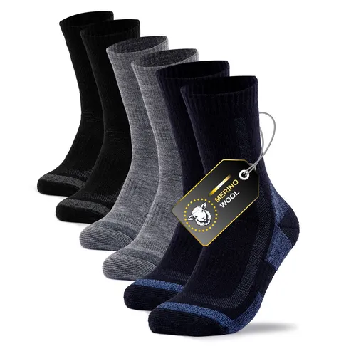 OCCULTO Kuschelsocken Herren Merino Thermo Socken 3er Pack von Occulto