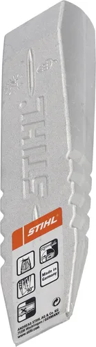 STIHL Fällkeil Aluminium 220 mm - Spaltkeil für Baumfällarbeiten, aus Aluminiumlegierung mit schmaler Schneide für einfaches Einschlagen und Rückhalteschuppen gegen Zurückspringen.
