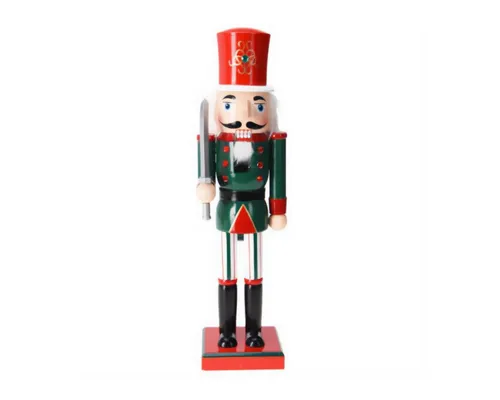 Home & styling collection Weihnachtsfigur Nussknacker, Figur aus Kiefernholz, 38 cm (1 Stk., Deko-Objekt)