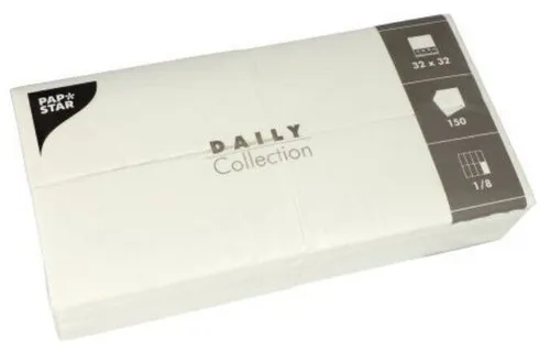Papierservietten Weiß von PAPSTAR