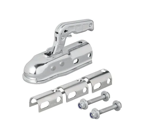 APT PKW-Anhänger Kugelkupplung Stahl rund 35-50mm 2000kg gebremst – Hochwertige Anhänge, k.A.