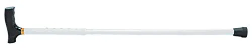 Faltstock Komfortgriff 5-fach, verstellbar 85-95cm, weiß, Gehstöcke