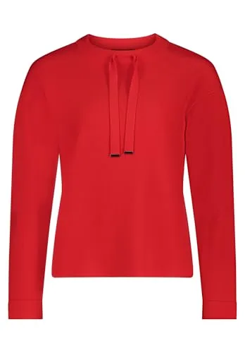 Betty Barclay Damen Feinstrickpullover mit Seitenschlitzen 38, High Risk Red