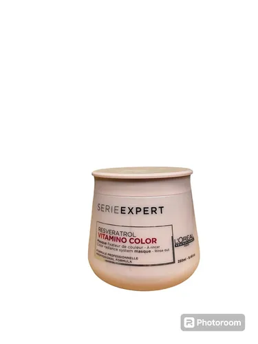 L'Oreal Resveratrol Vitamino Color Maske 250ml - Haarmaske für coloriertes Haar, 250ml, sorgt für Geschmeidigkeit und Glanz, ideal für die Pflege und den Schutz von Farbnuancen.