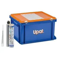 Upat Injektionsmörtel UPM 33-360 - Zweikomponentiger Injektionsmörtel für vielseitige Anwendungen, ideal für Gewindestangen und hohe Lasten, 360 ml Kartuschen für häufigen Gebrauch.