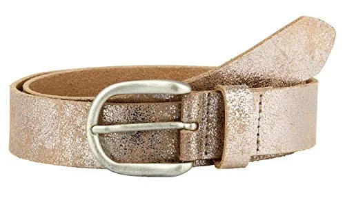 Tamaris Damengürtel - 101459 Ledergürtel Vivienne silber Silber 130