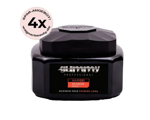 Fonex Gummy Haargel Maximum Hold & Extreme Look 4 x 500ml - Hochwertiges Styling-Gel für maximalen Halt und eindrucksvolle Looks. Das Fonex Gummy Haargel sorgt für starken Halt, flexibles Styling und einen dezenten Glanz – ideal für kreative Frisuren!