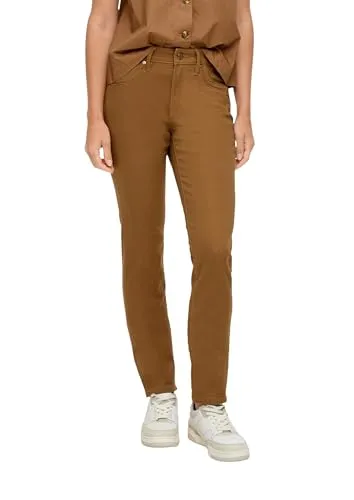 Jeans Betsy Slim Fit Sandstein 46/28 - Stylische Slim Fit Jeans in Sandstein, mit mittelhohem Bund und elastischem Baumwollstretch für optimalen Tragekomfort, perfekt für jeden Anlass.