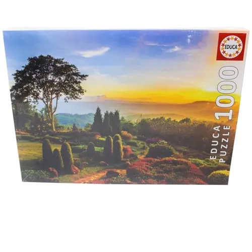 Educa 17968, Bildschöner Garten, 1000 Teile Puzzle für Erwachsene und Kinder ab 10 Jahren, Natur, Landschaft