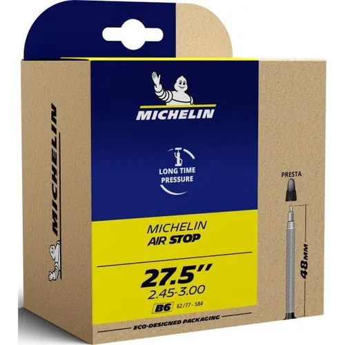 Michelin Schlauch B6 Airstop für 27,5+ 27,5 x 2,45-3,0 SV 48 mm