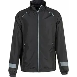 ENDURANCE Laufjacke Earlington - Reflektierende Elemente, Schwarz, Größe S - Die leichte Laufjacke Earlington bietet optimalen Windschutz und Atmungsaktivität. Mit reflektierenden Elementen für zusätzliche Sicherheit bei Dunkelheit ist sie ideal für sportliche Aktivitäten im Frühling, Sommer und Herbst.