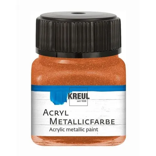Kreul Acryl Metallicfarbe kupfer 20 ml 100 ml / 15,95 Euro