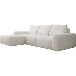 Selsey Ecksofa Carnos, Ecru, L-Form, 264x162 cm in weiß von Selsey