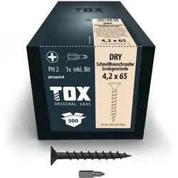 Dry 4,2 X 65 Gg (500 Stk.) von TOX
