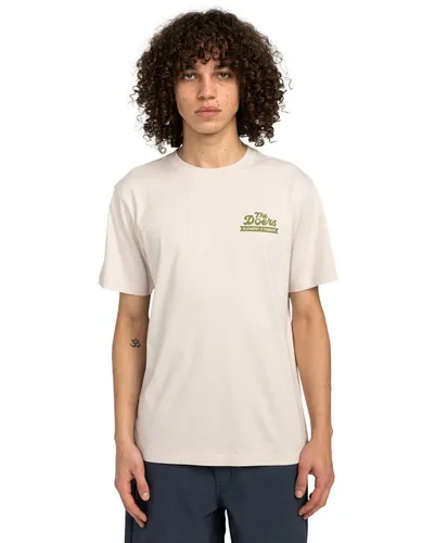 Element Timber Carry T-Shirt für Männer - Beige, Größe L - T-Shirt aus 100 % GOTS-zertifizierter Bio-Baumwolle, regular fit und ideal für umweltbewusste Mode-Liebhaber.