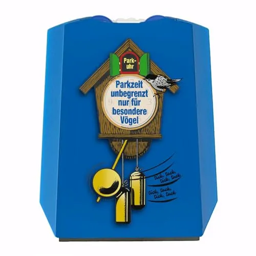speecheese Kuckusuhr Parkscheibe mit Spruch Parkzeit nur für besondere Vögel Kuckucksuhr Parkuhr witzig und ulkig für PKW parken Sie mit Stil Auto Accessoires