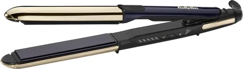 BaByliss ST484E Glätteisen - Keramik Glätteisen in elegantem Schwarz, ideal für trockenes Haar mit einer minimalen Temperatur von 160 °C für schonendes Styling.
