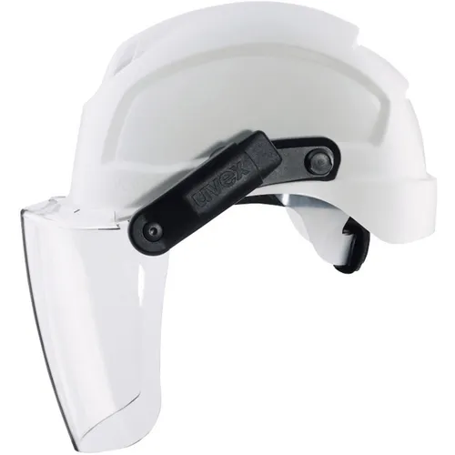 Uvex Helmvisier Pheos mit Magnetverschluss - Werkstattausrüstung-Zubehör mit zertifiziertem Visier (EN 166, EN 170) für optimalen Schutz, kratzfest und beschlagfrei, ideal für den Einsatz bei schützenden Helmtypen.