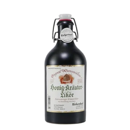 BIRKENHOF Brennerei | Honig-Kräuter Likör | (1 x 0,5l) - 32% vol.