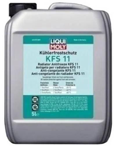 Liqui Moly KFS 11 21150 Kühlerfrostschutz 5l - Autoreinigung & Pflege - Hochwirksames Kühlerschutzmittel mit Hybridtechnologie für ganzjährigen Frost- und Korrosionsschutz.
