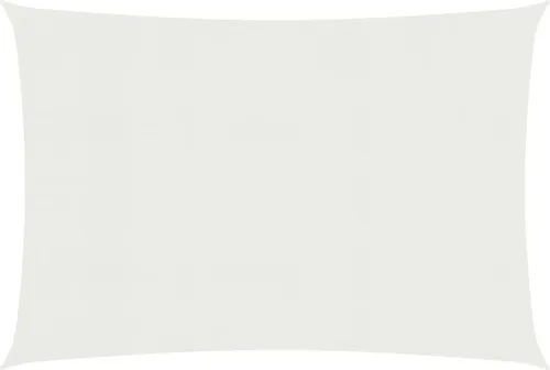 The Living Store Sonnensegel 160 g/m² Weiß 4x7 m HDPE
