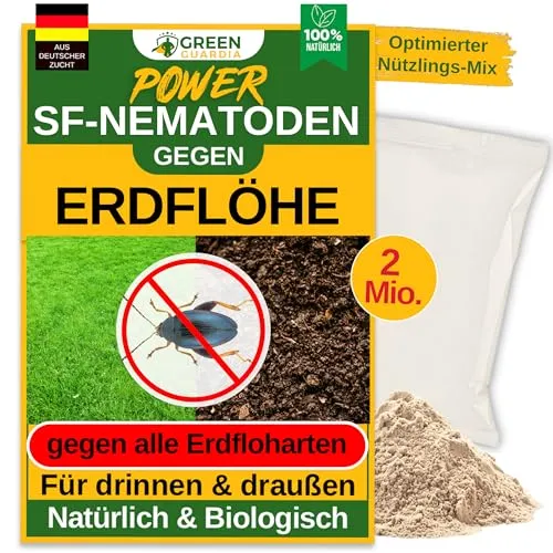 GREEN GUARDIA Super SF-Nematoden gegen Erdflöhe – 2 Mio. für 4m²