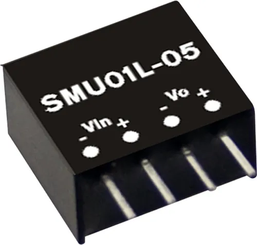 MEANWELL SMU01M-09, DC DC-Wandler, 12:9V 110mA 1W