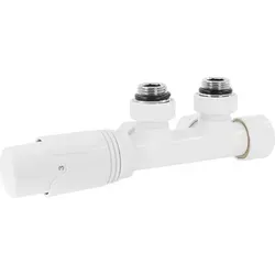 LuxeBath Ventil-Armaturen Set Multiblock Weiß