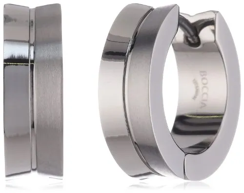 Boccia Titanium Scharnier-Creolen 0511-02 von Boccia Titanium