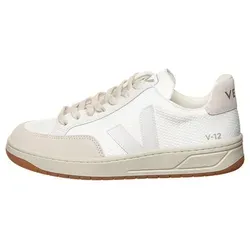 Veja V-12 B-MESH Damen Halbschuhe (Weiß 38 EU) - Stylische Halbschuhe aus nachhaltigem Material, Größe 38, ideal für umweltbewusste Mode-Liebhaberinnen.